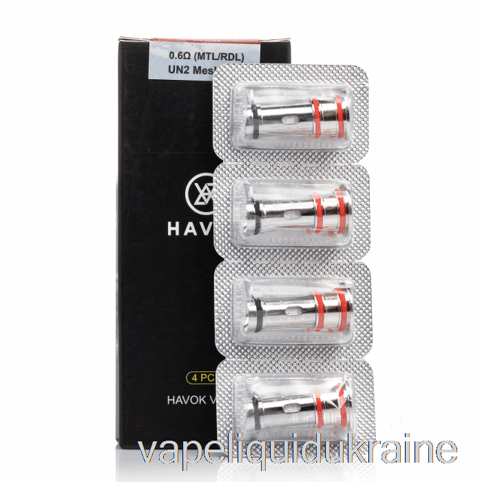 Vape Liquid Ukraine Uwell HAVOK Replacement Coils 0.6ohm UN2 Meshed-H Coils